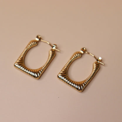 Golden Flux Earrings