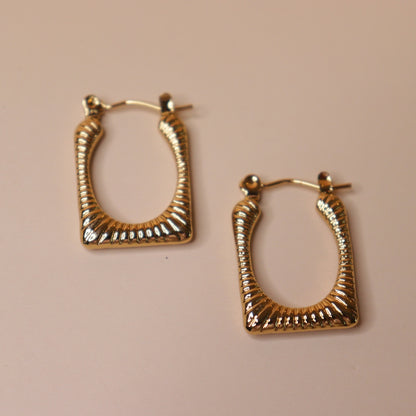 Golden Flux Earrings