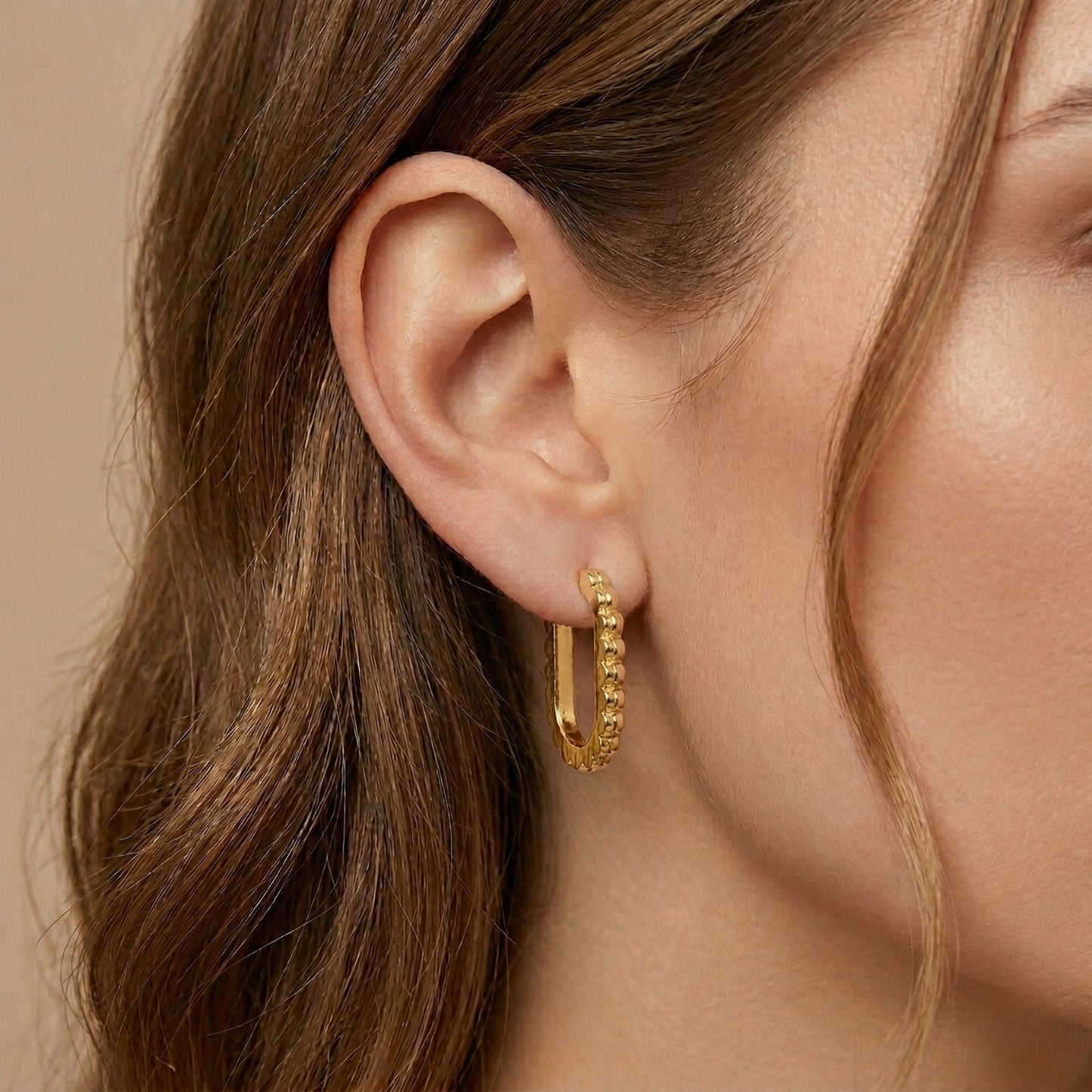 Ruffled Ovals Earrings