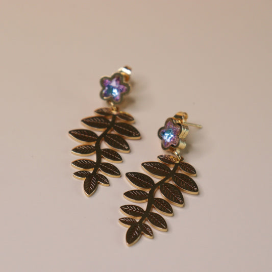 Fantasy Leaf Earrings