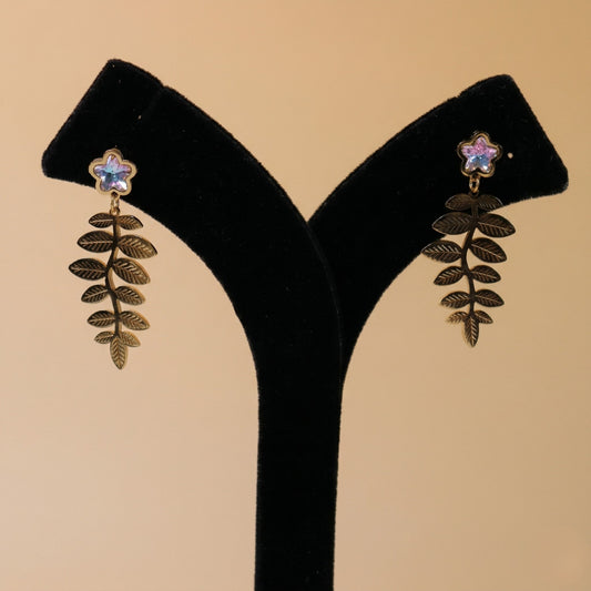Fantasy Leaf Earrings