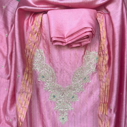 Blush Royale Embroidered Suit