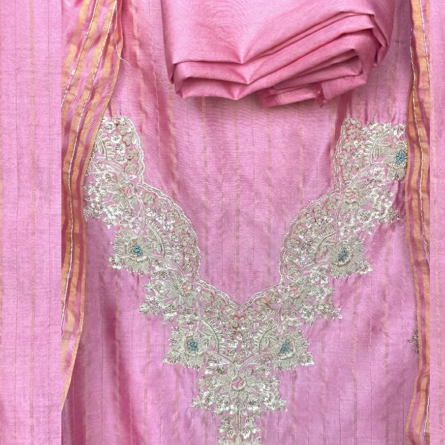 Blush Royale Embroidered Suit