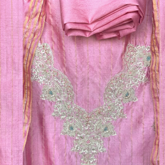 Blush Royale Embroidered Suit