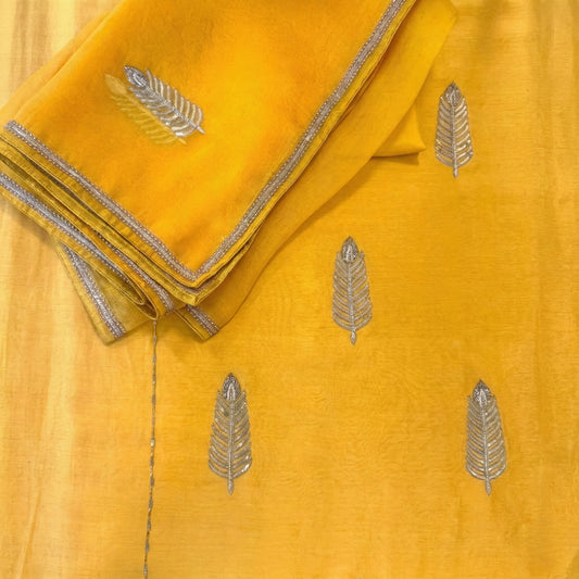 Sunlit Zari Leaf Suit