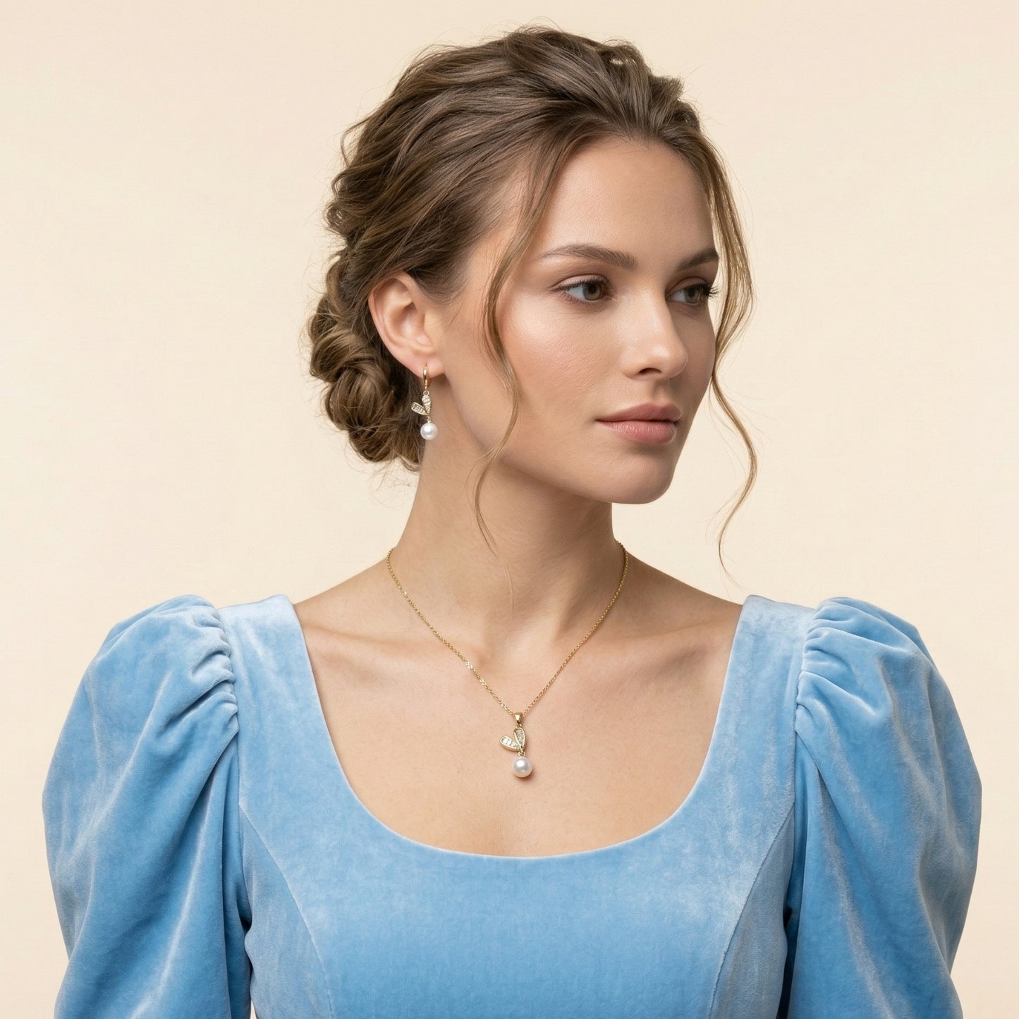 Divine Heart Pearl Set