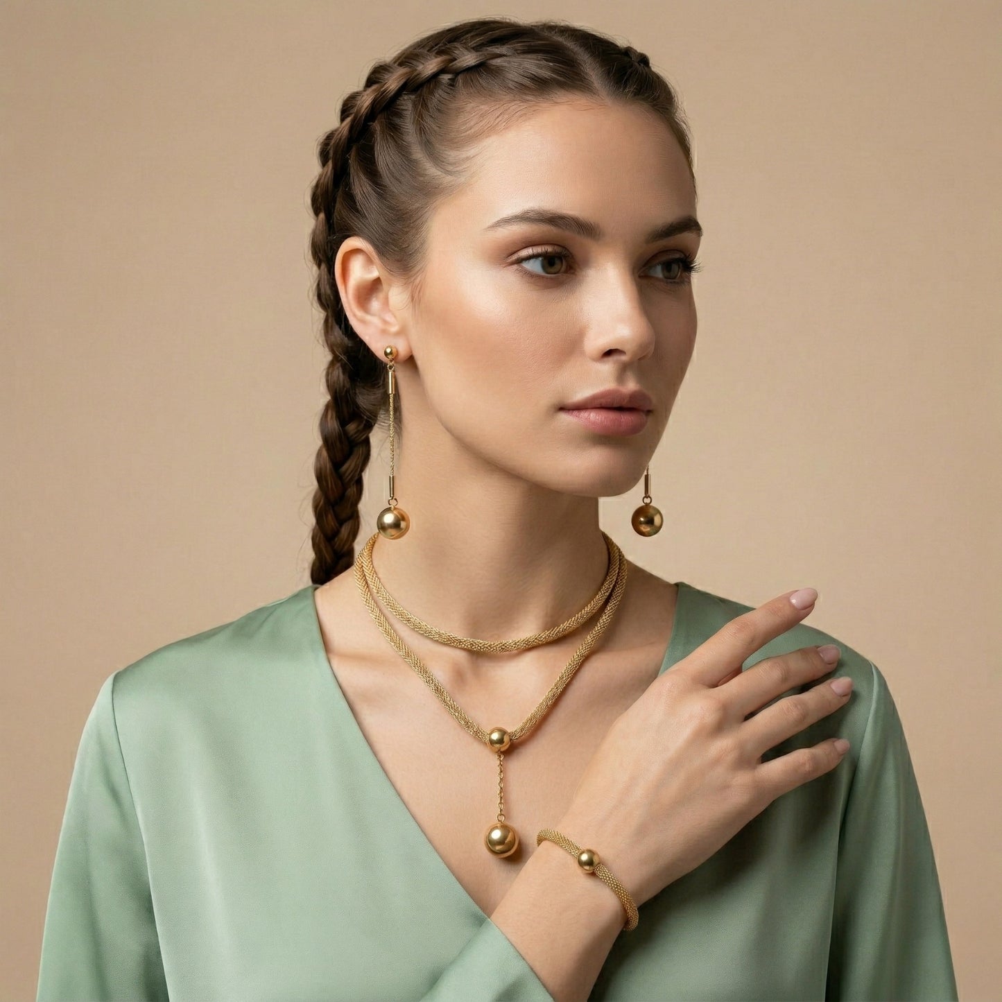 Golden Tassel Set