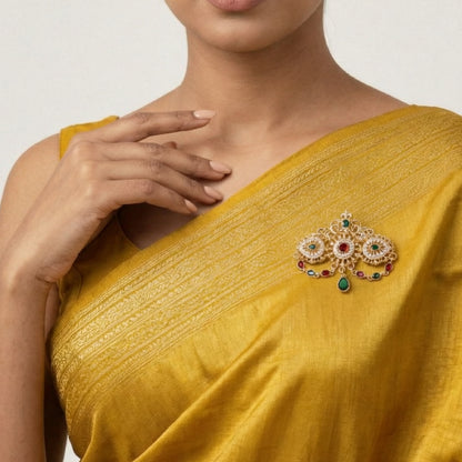 Emerald Sultanate Brooch