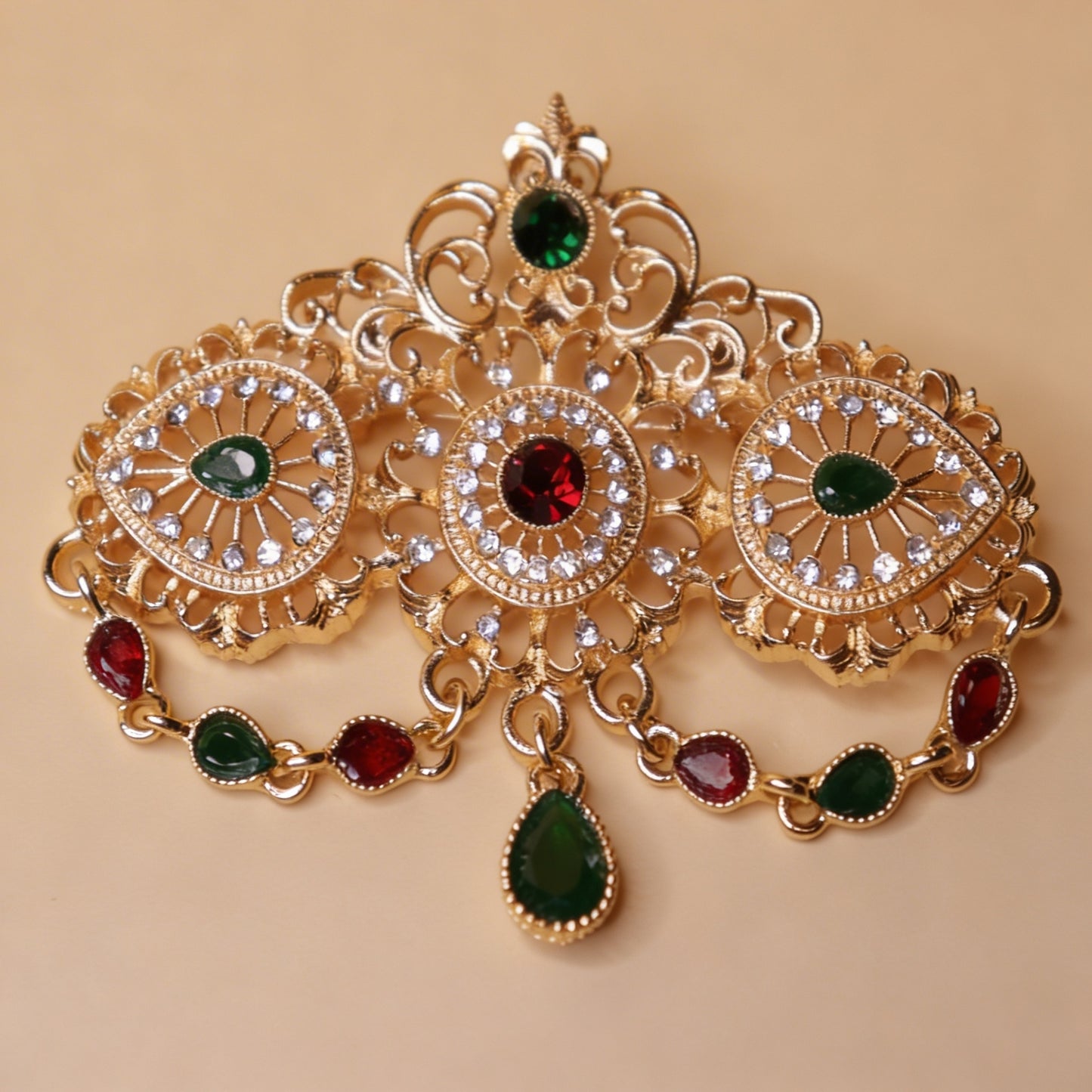 Emerald Sultanate Brooch