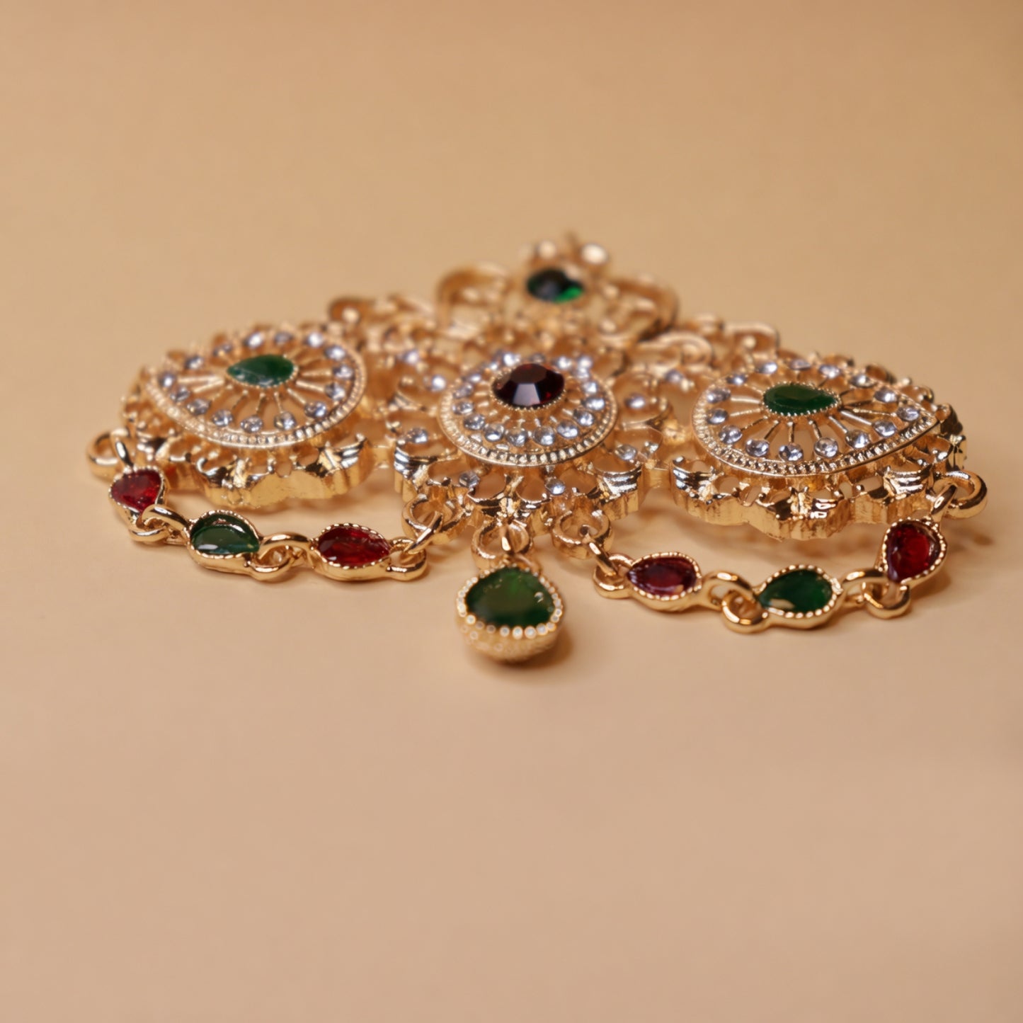 Emerald Sultanate Brooch