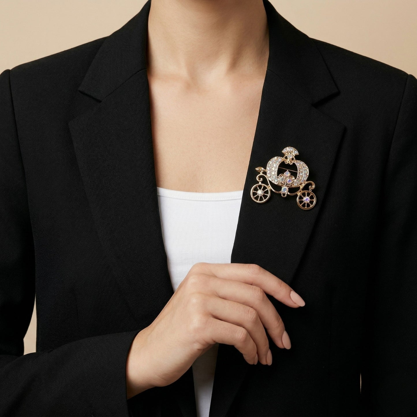 Celestia Carriage Brooch