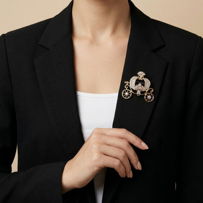 Celestia Carriage Brooch