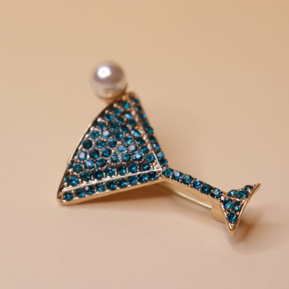Martini Royale Brooch