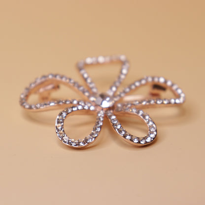 Sparkling Flower Brooch