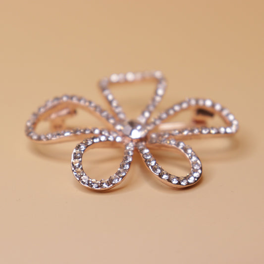 Sparkling Flower Brooch