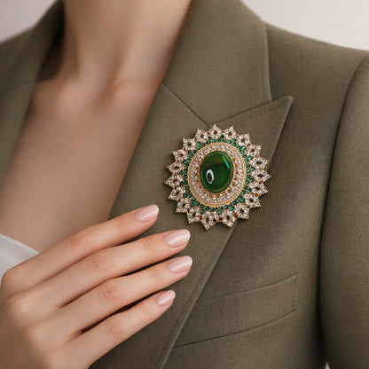 Majestic Forest Star Brooch
