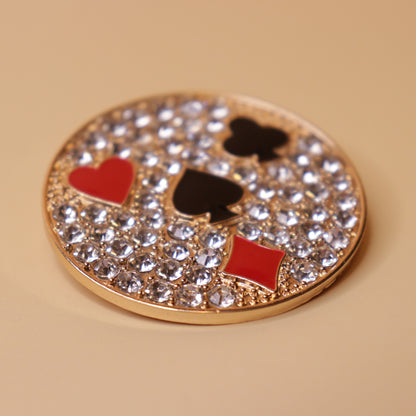 Carlo Pavé Brooch