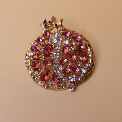 Jeweled Harvest Brooch