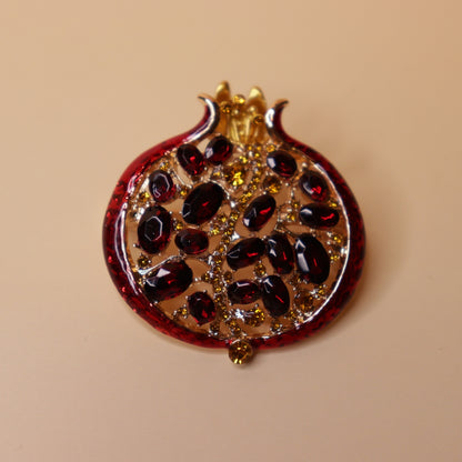Jeweled Harvest Brooch