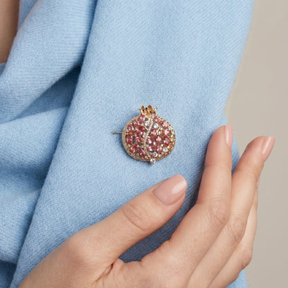 Jeweled Harvest Brooch