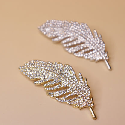 Glacial Feather Brooch