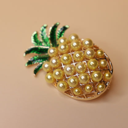 Pearl Pineapple Brooch