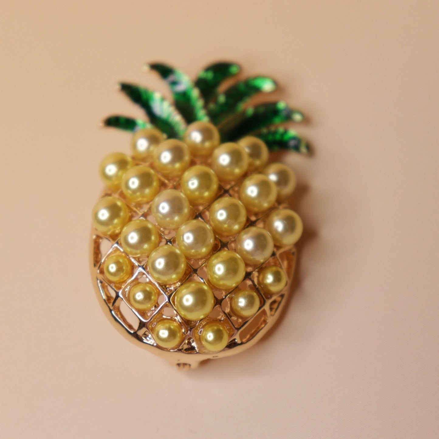 Pearl Pineapple Brooch