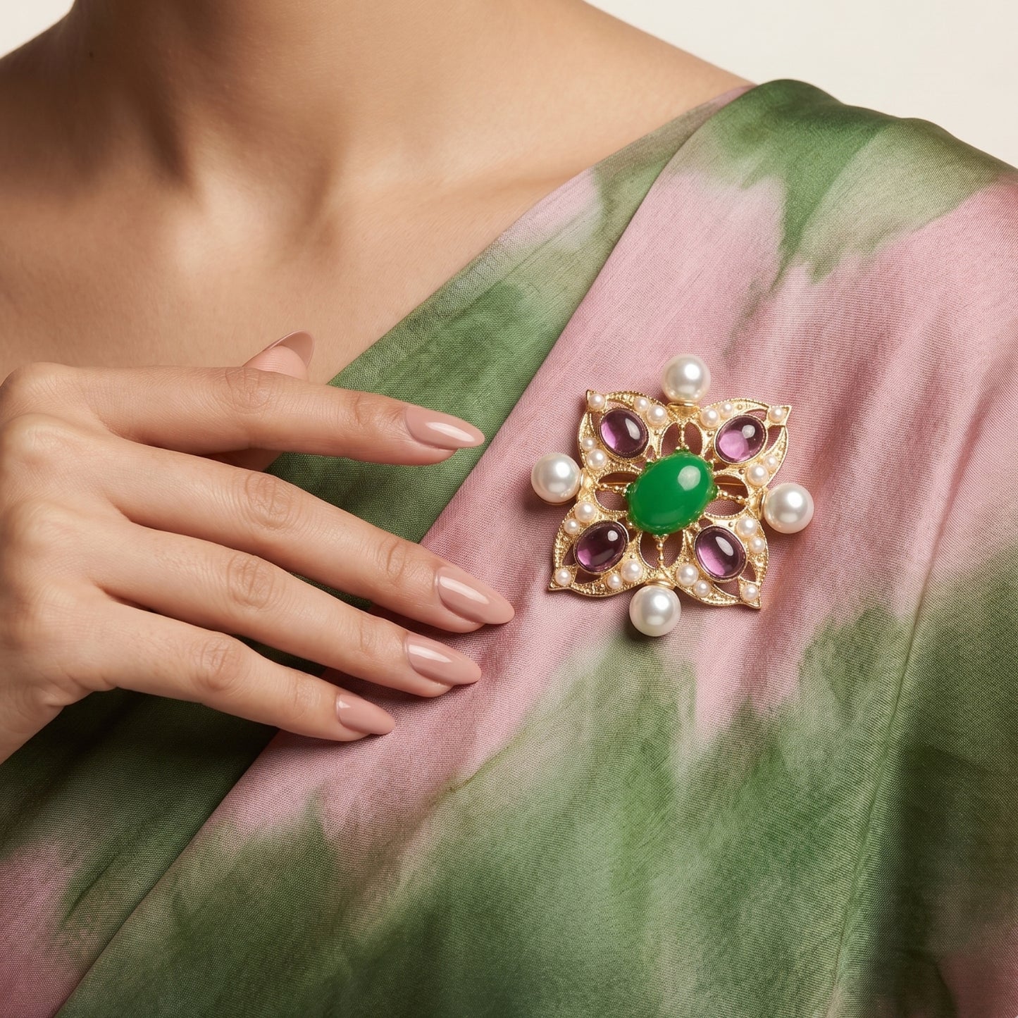 Heritage Gem Royale Brooch