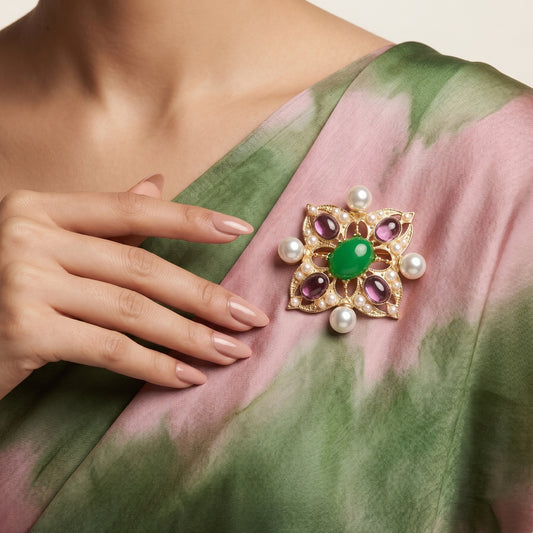 Heritage Gem Royale Brooch