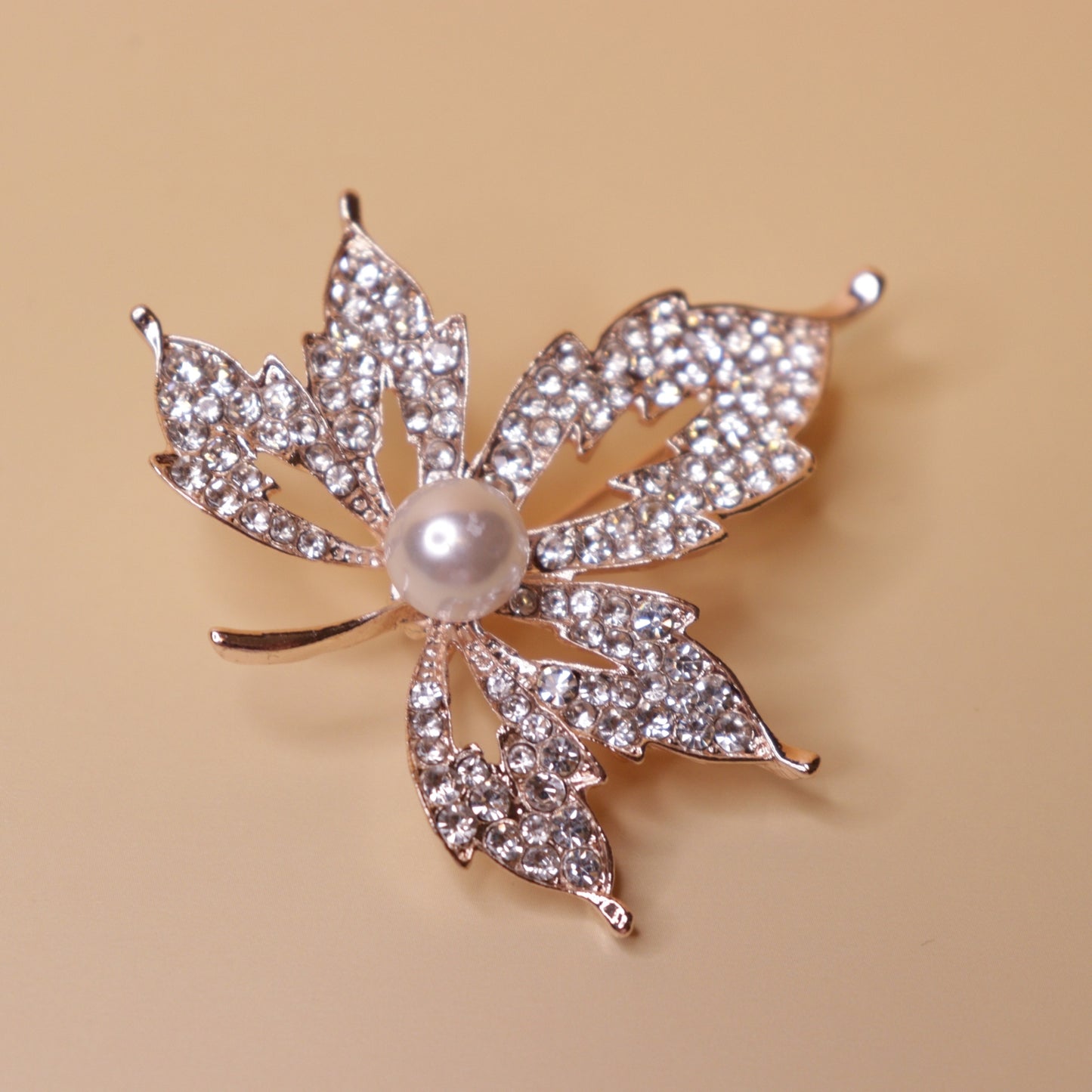 Maple Pearl Brooch