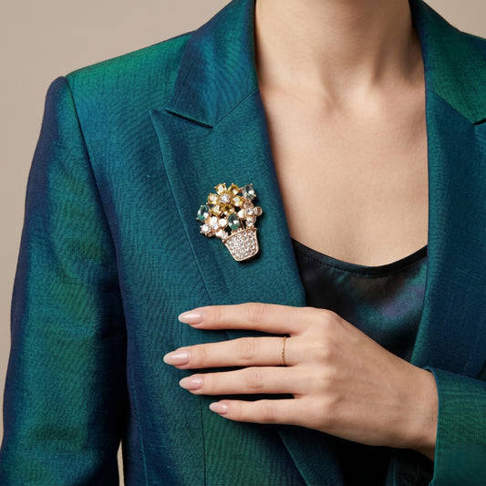 Blossom Basket Brooch