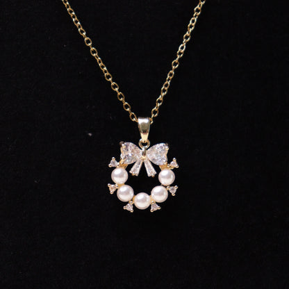 Pearl Bow Elegance Set
