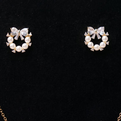 Pearl Bow Elegance Set
