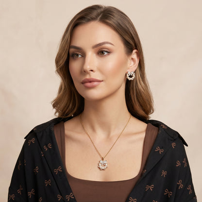 Pearl Bow Elegance Set