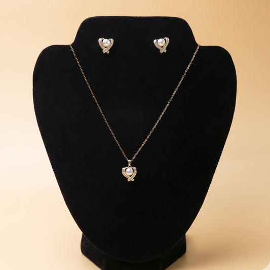 Pearl Devotion Heart Set