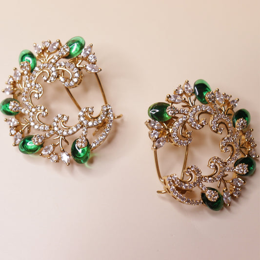 Meher Jadau Cz Earrings