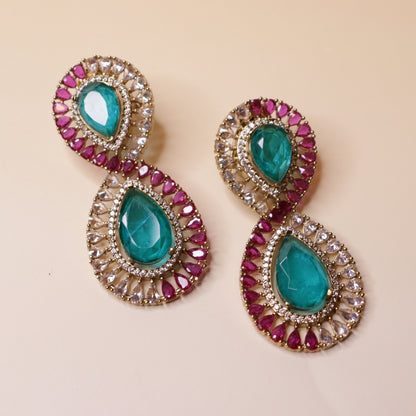 Firoza Royale Drops Earrings