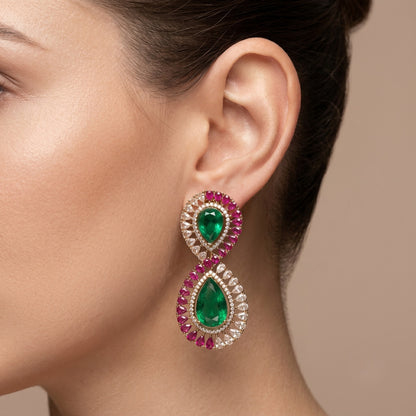 Firoza Royale Drops Earrings