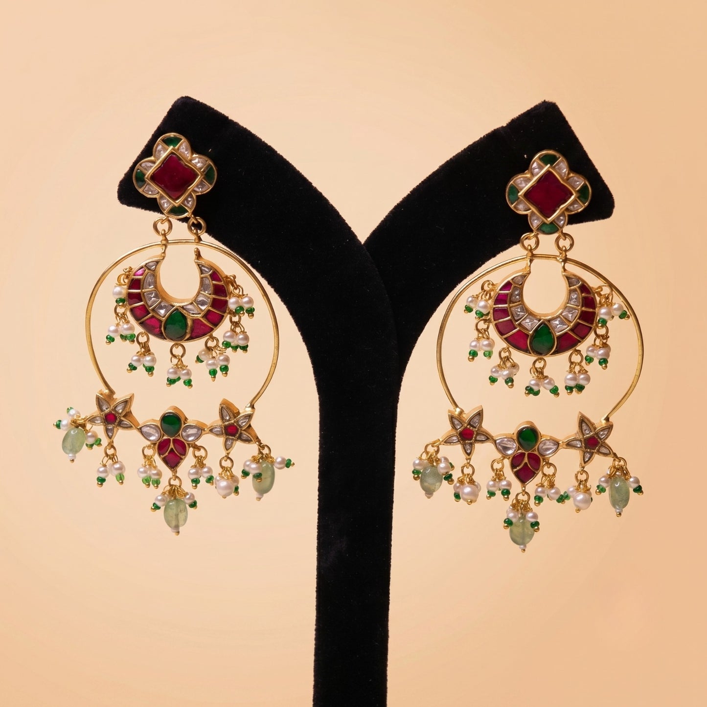 Gulnaar Kundan Earrings