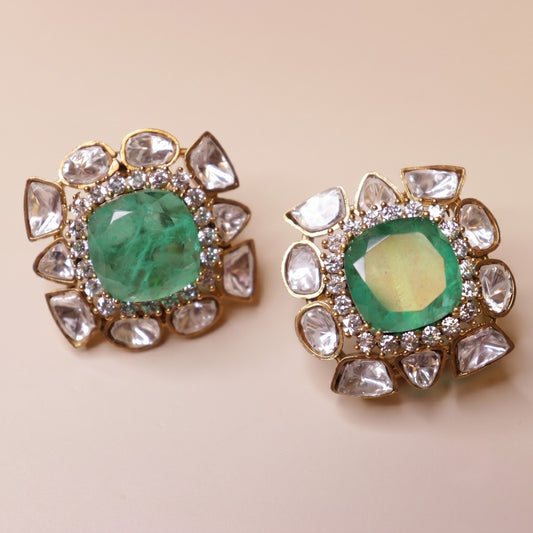 Shahi Zamrud Doublet Earrings