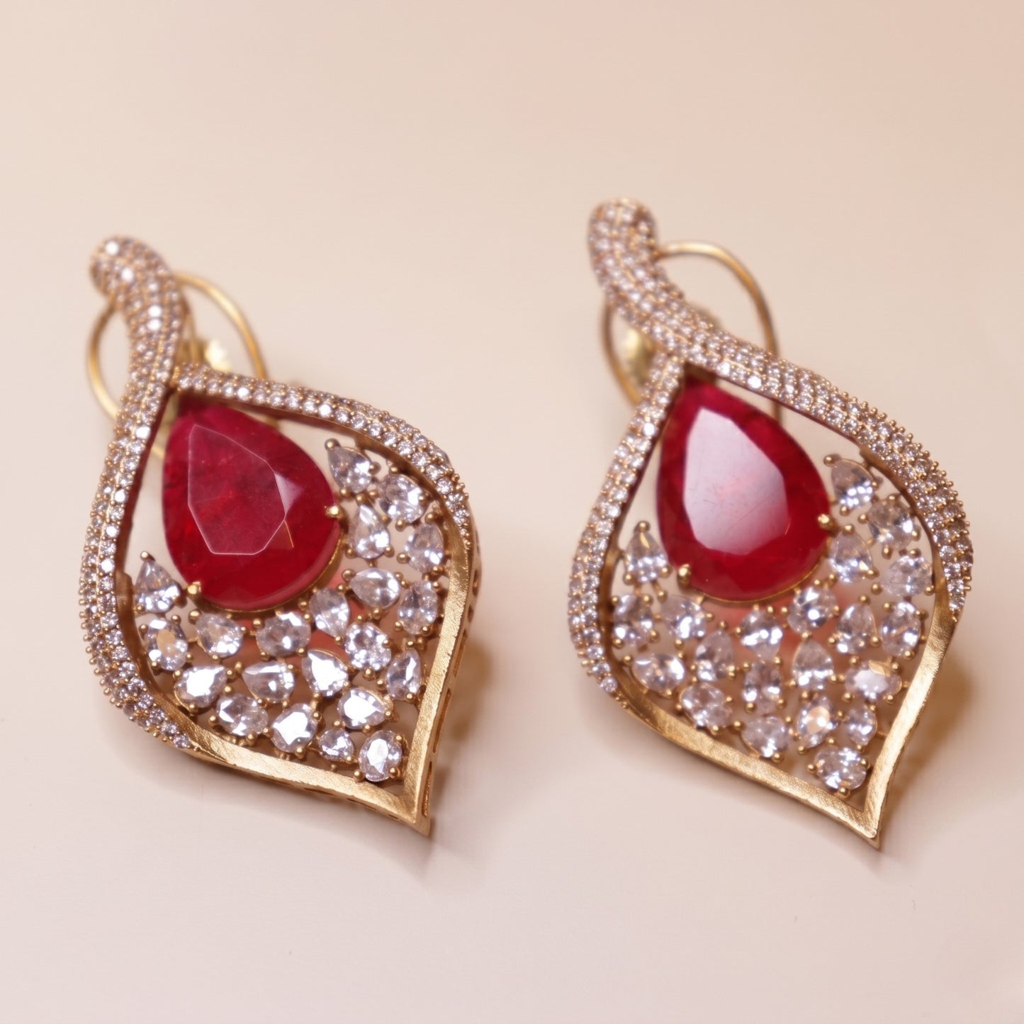 Scarlet Spark Earrings