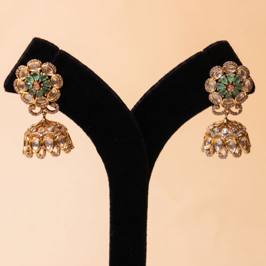 Pearl Kundan Earrings