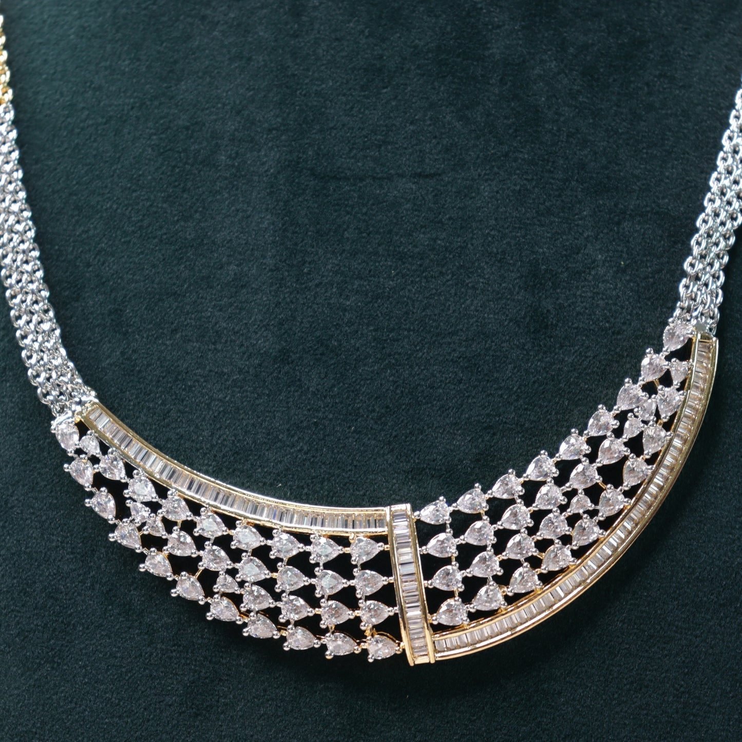 Diamond Weave CZ Set