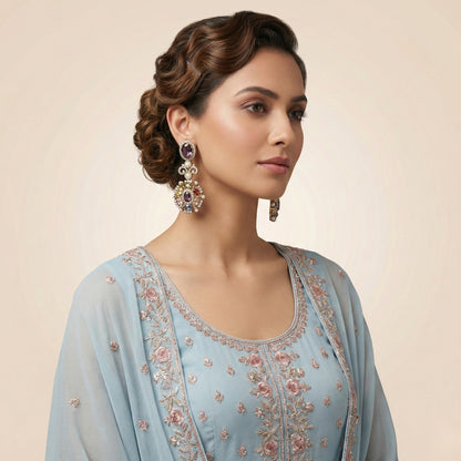 Ethereal Multistone Drops Earrings