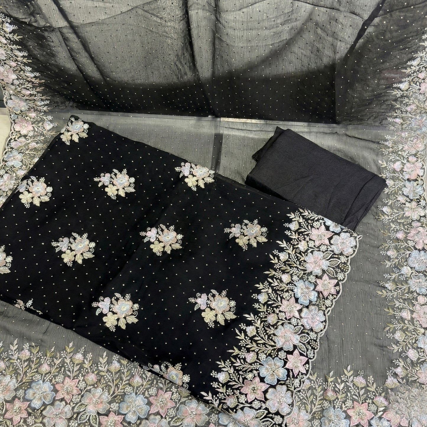 Noir Floral Dream Suit