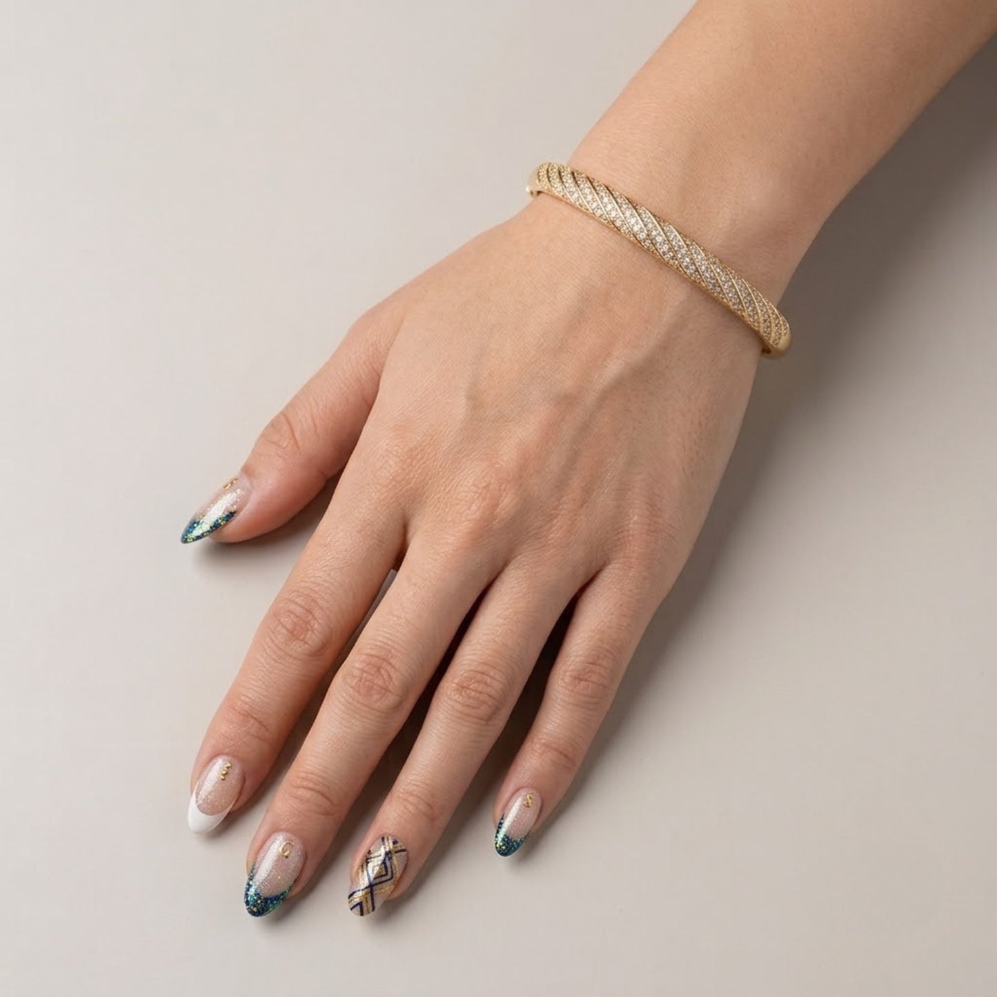 Crystal Swirl Bracelet