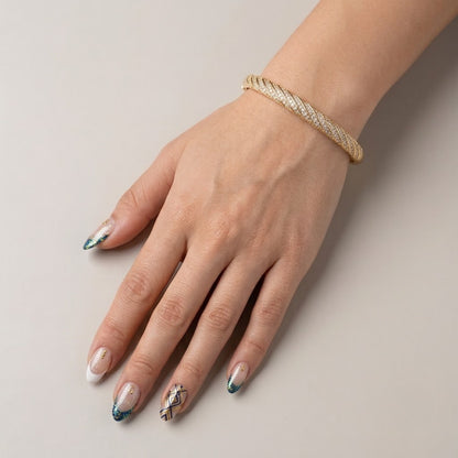 Crystal Swirl Bracelet