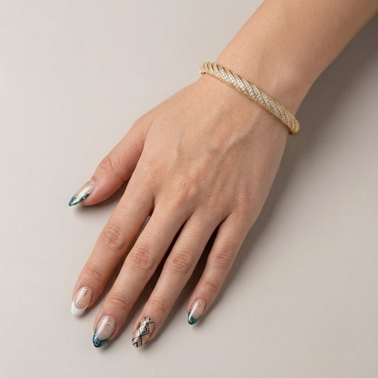 Crystal Swirl Bracelet