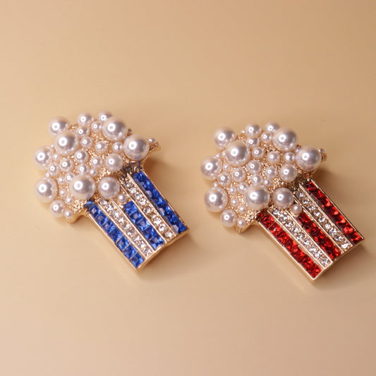 Midnight Matinee Popcorn Brooch