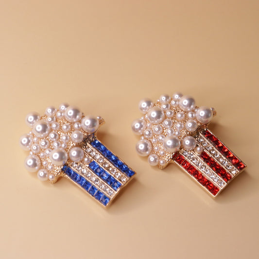 Midnight Matinee Popcorn Brooch